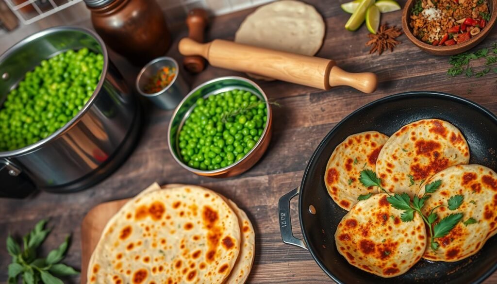 Matar Ka Paratha Recipe In Hindi